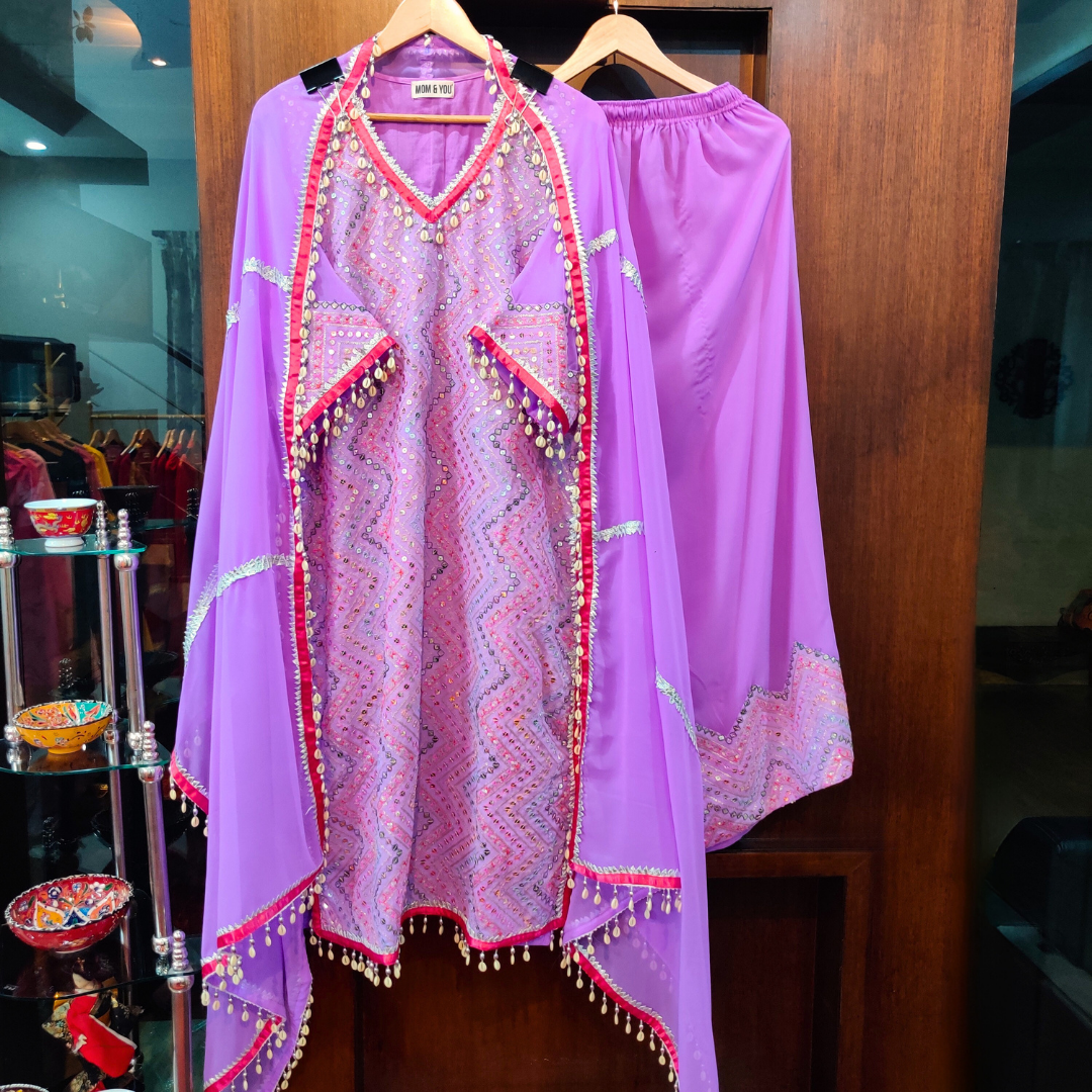 Lace Pattern Boutique Lace Design On Plain Suit PDB 57820 Boutique