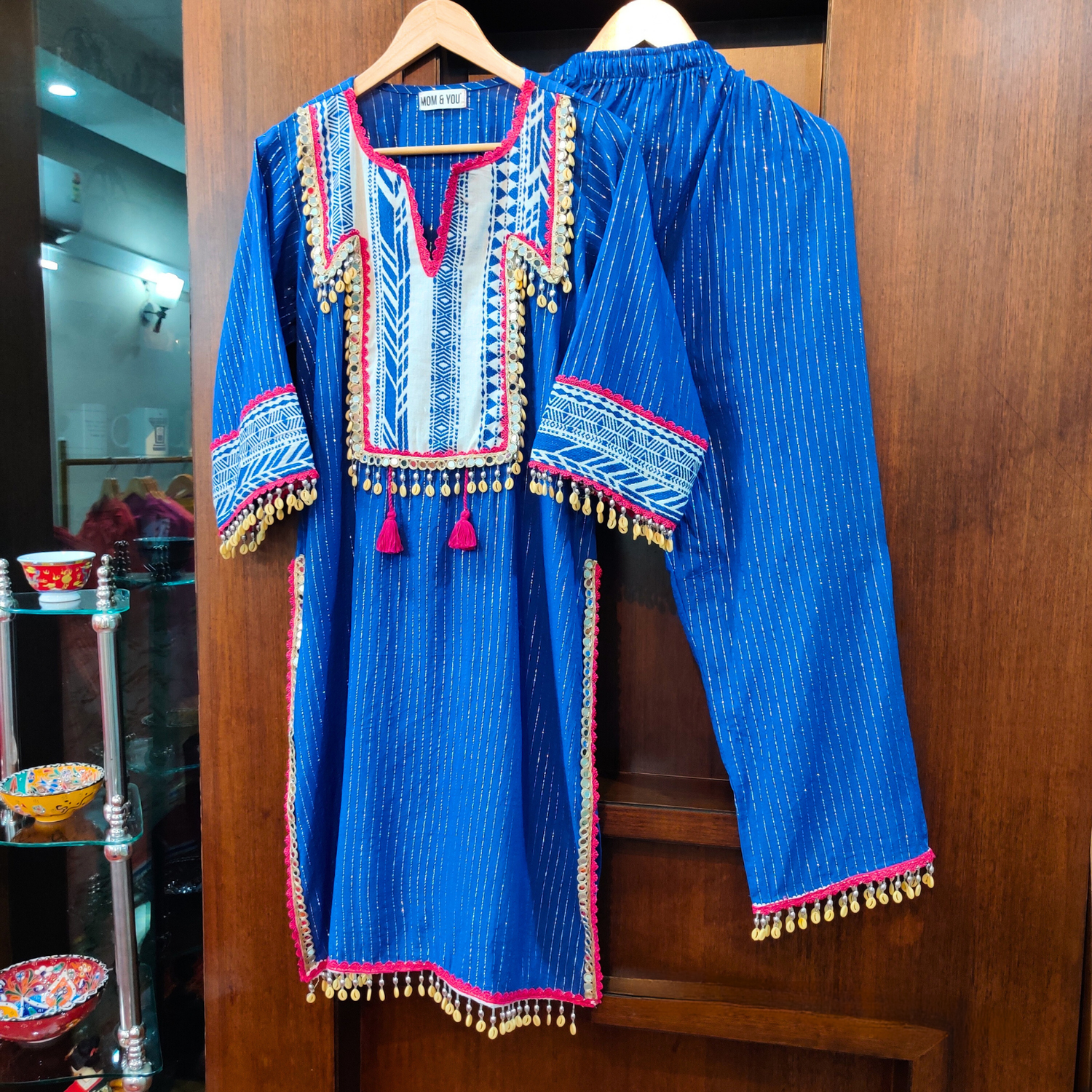Lime Green Kalamkari Pure Cotton Kurta