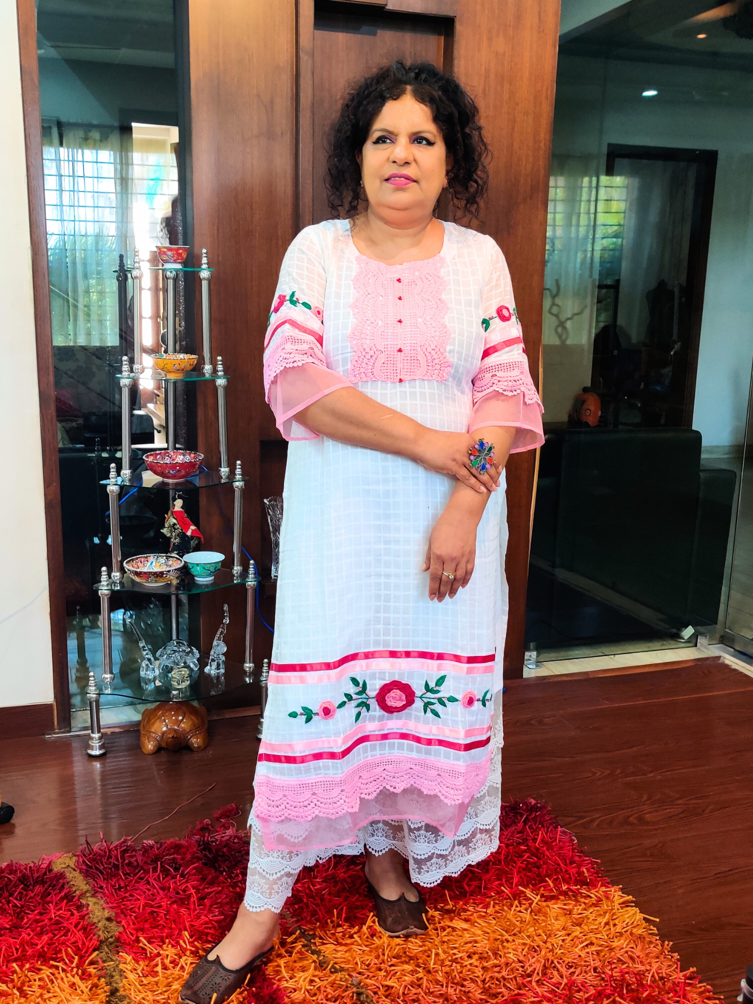 Unstitched kurta material online shopping top