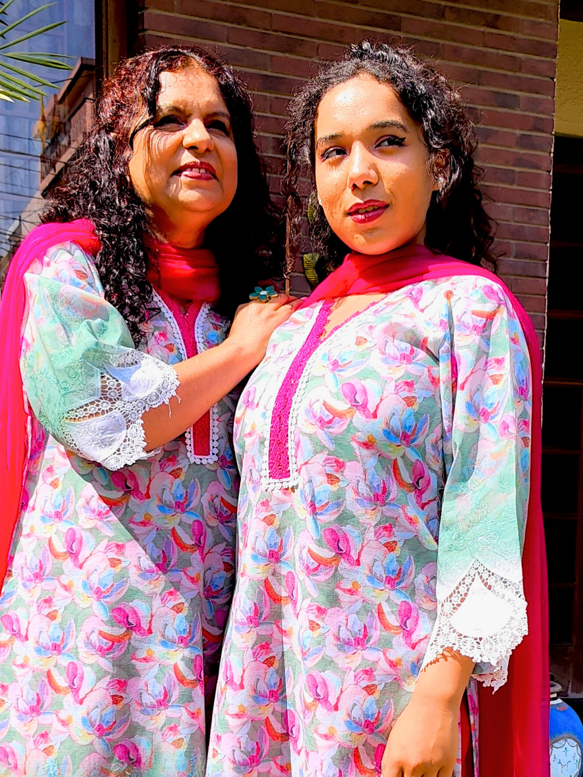 Green Pakistani Digital Printed Cotton Stitched Suit Set