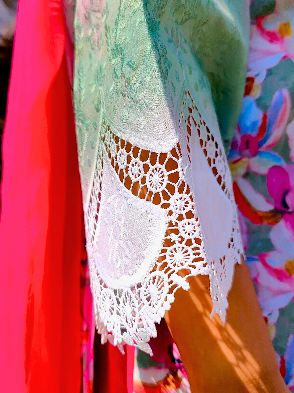 Green Pakistani Digital Printed Cotton Stitched Suit Set